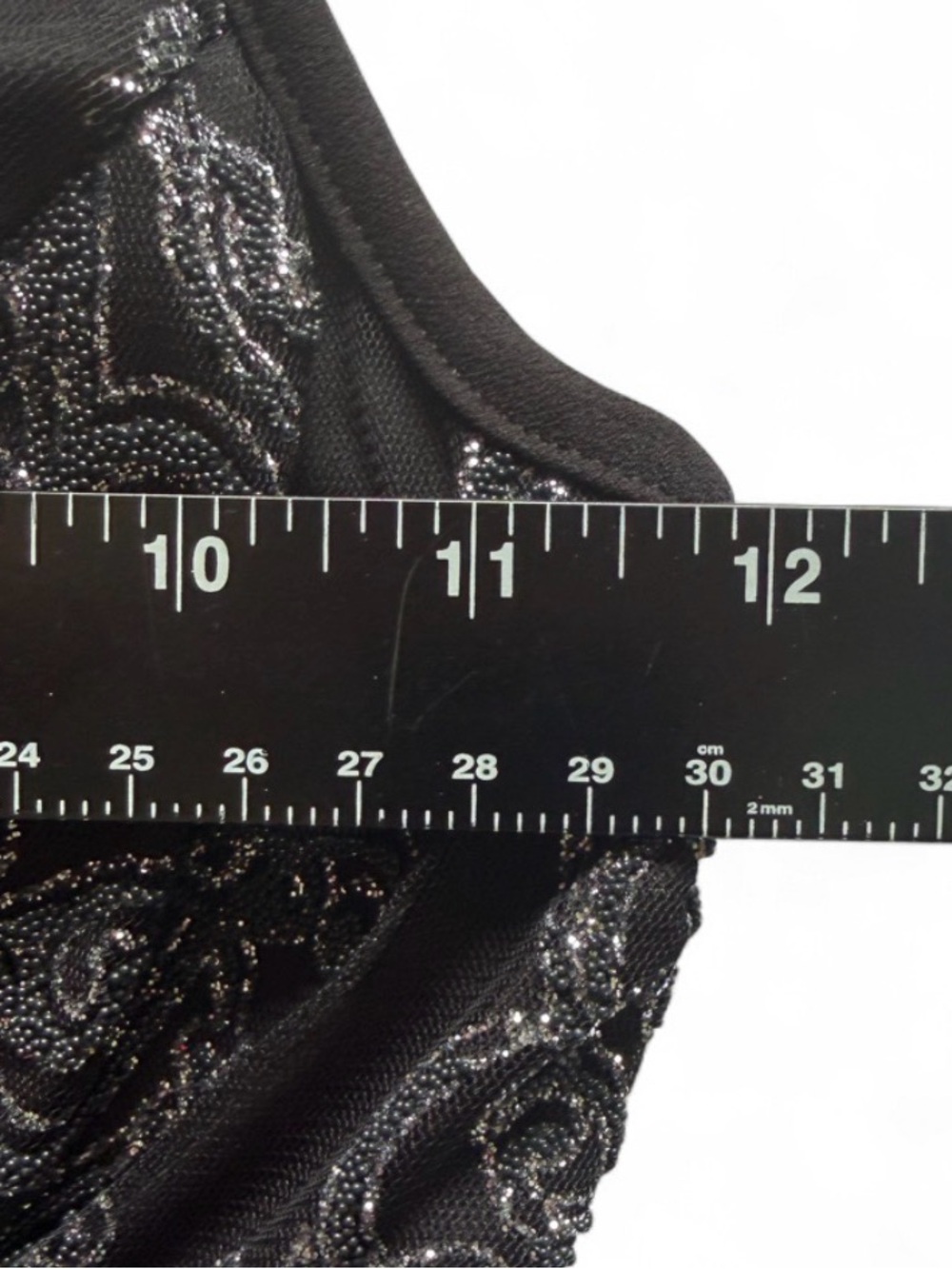 Speechless Fit & Flare Mini Homecoming HOCO Dress Glitter High Neck Glam Sparkly - Picture 14 of 16